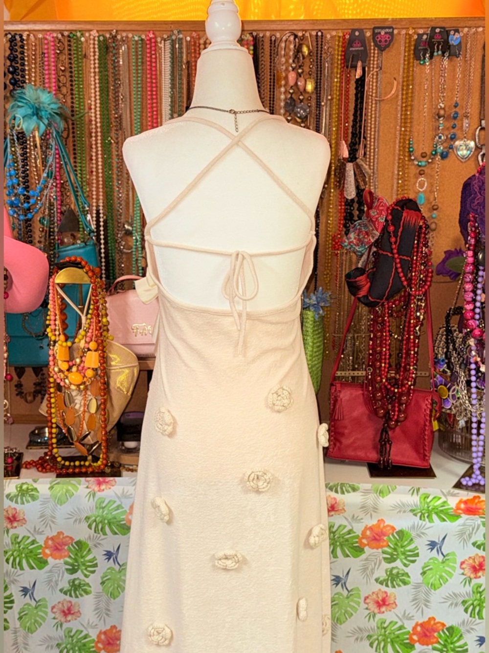 RanRui 3D Flower Maxi Dress - NWT - Sz M - Picture 2 of 2